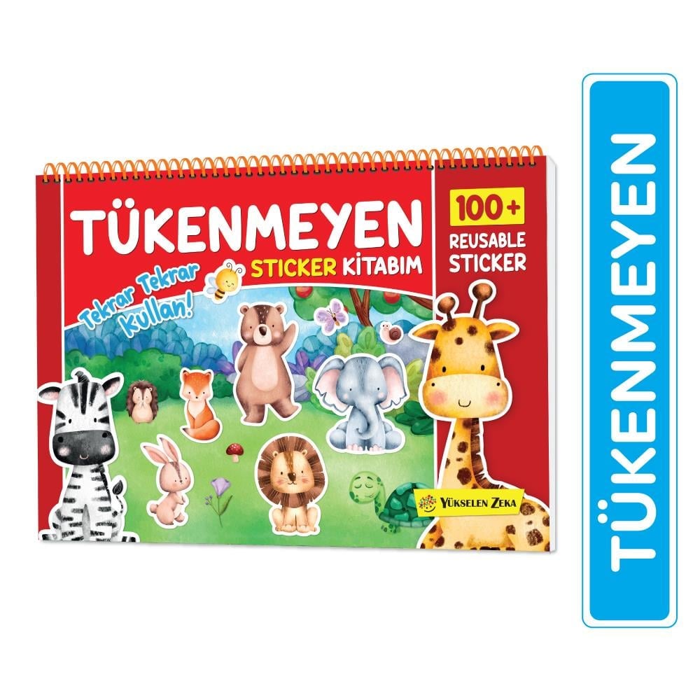 Tükenmeyen Sticker Kitabım (100+ Tekrar Tekrar Kullanılabilen Sticker)