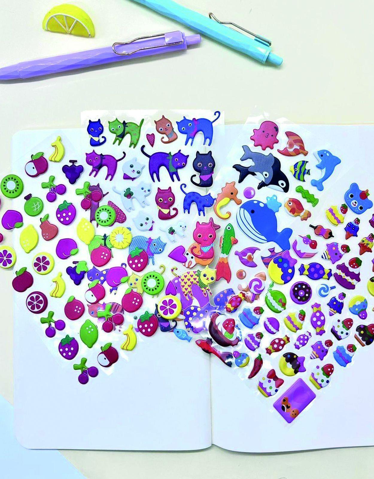 Kabartmalı Meyve Sticker