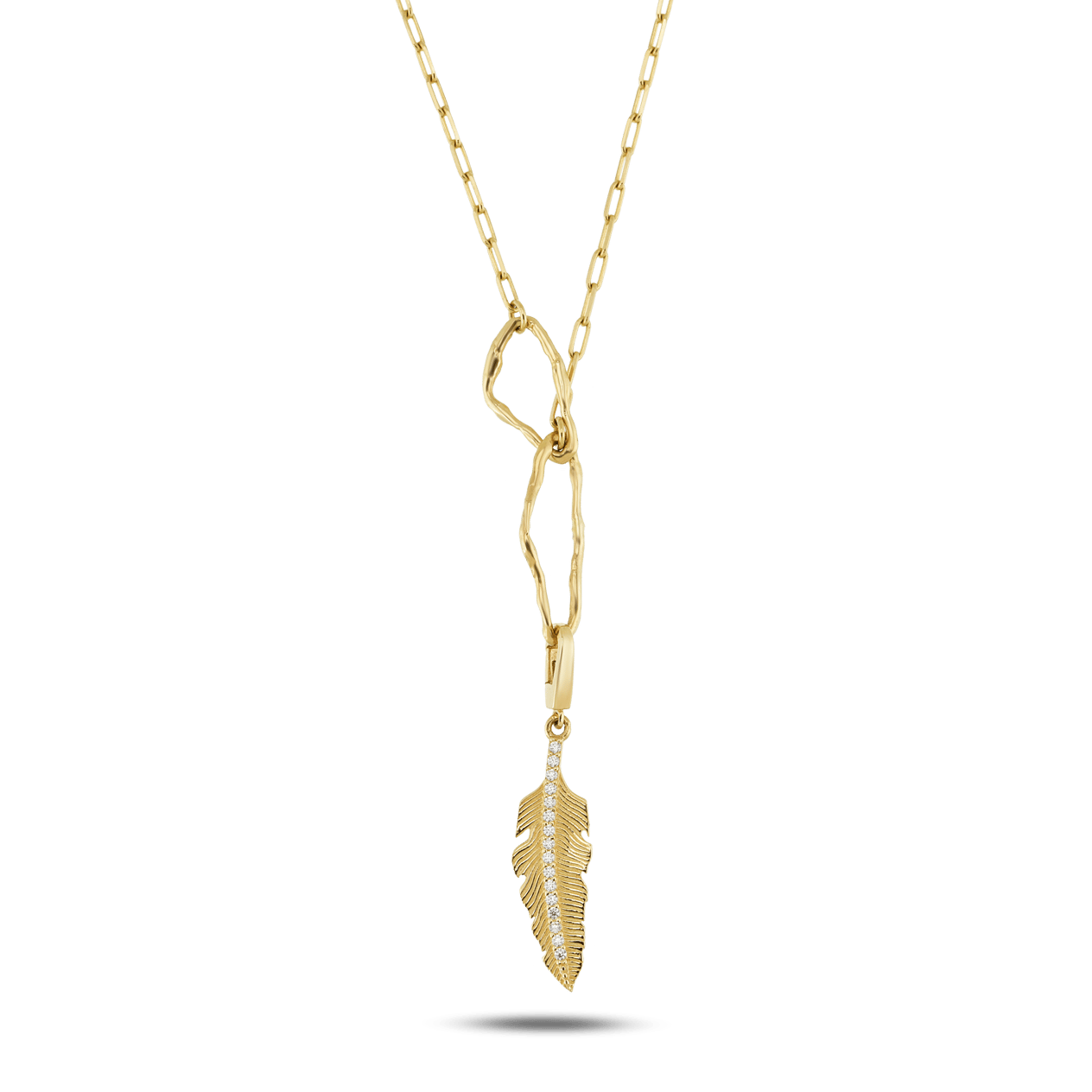Feather Charm Tasarım Kolye