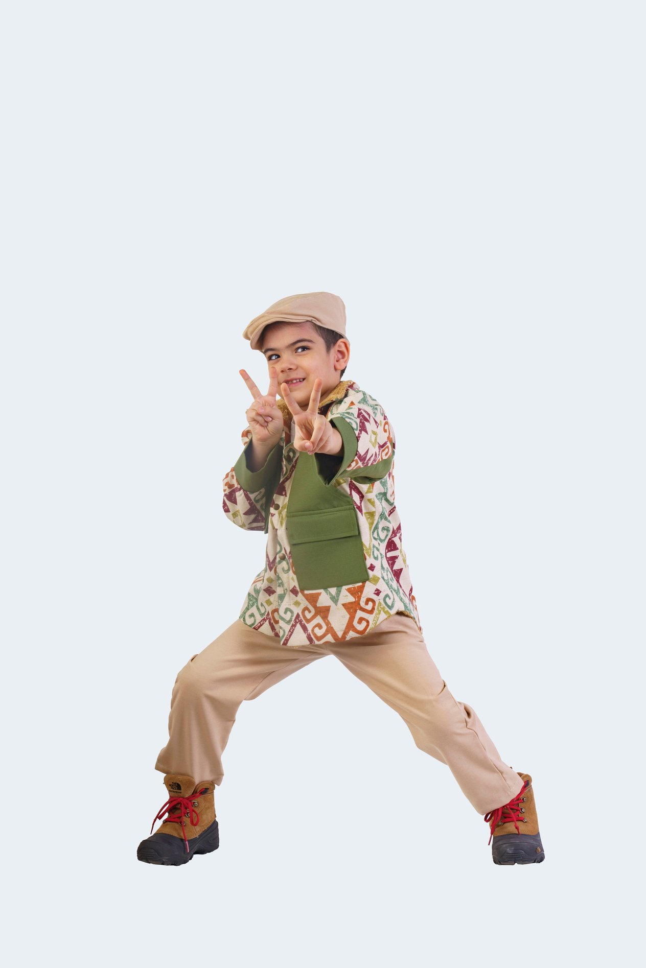 Bej Gabardin Pantolon
