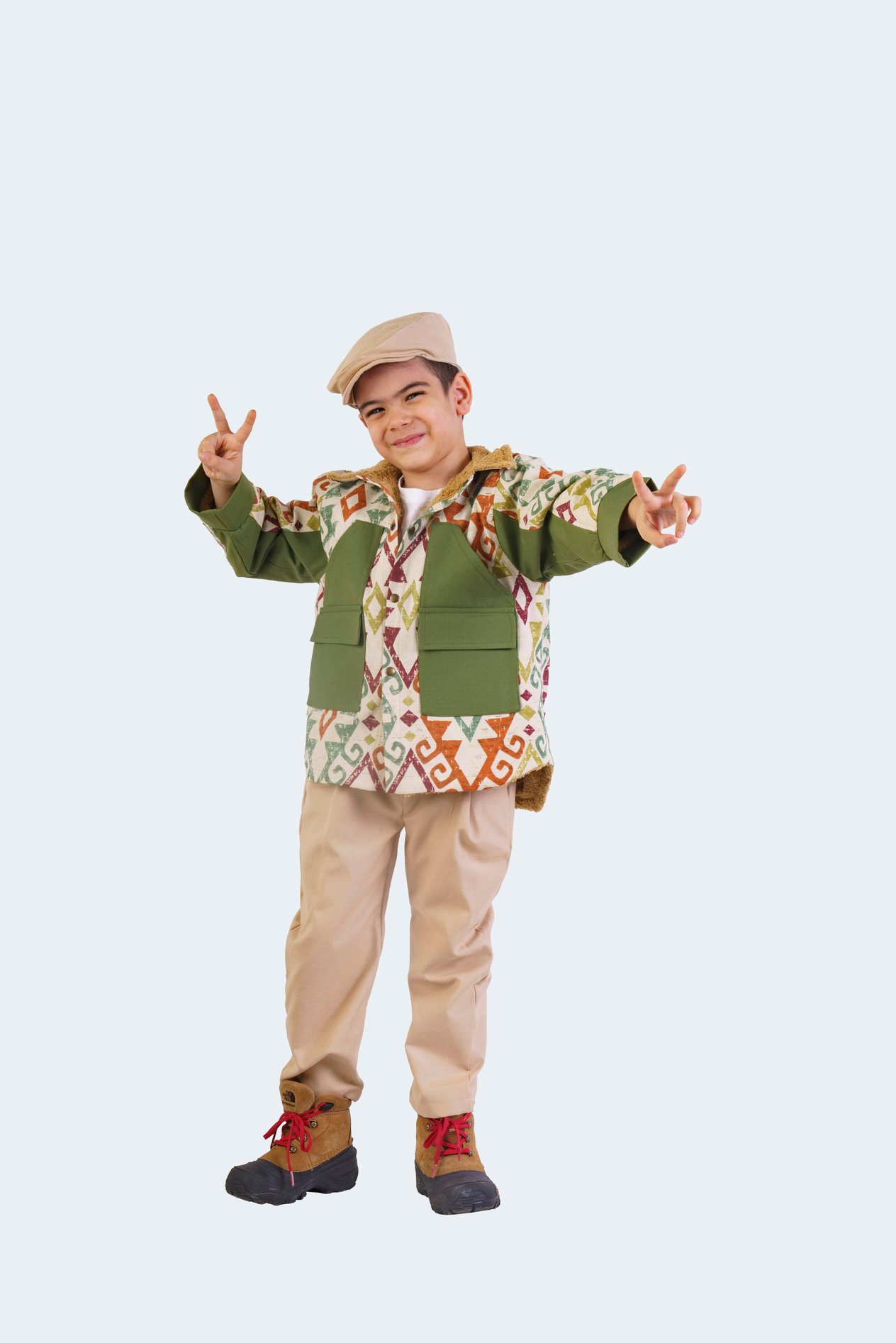 Bej Gabardin Pantolon