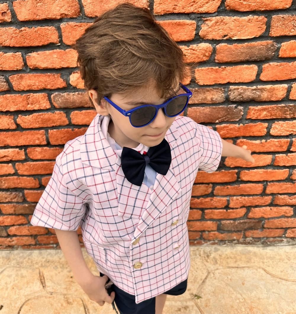 Beyaz Keten Blazer Ceket
