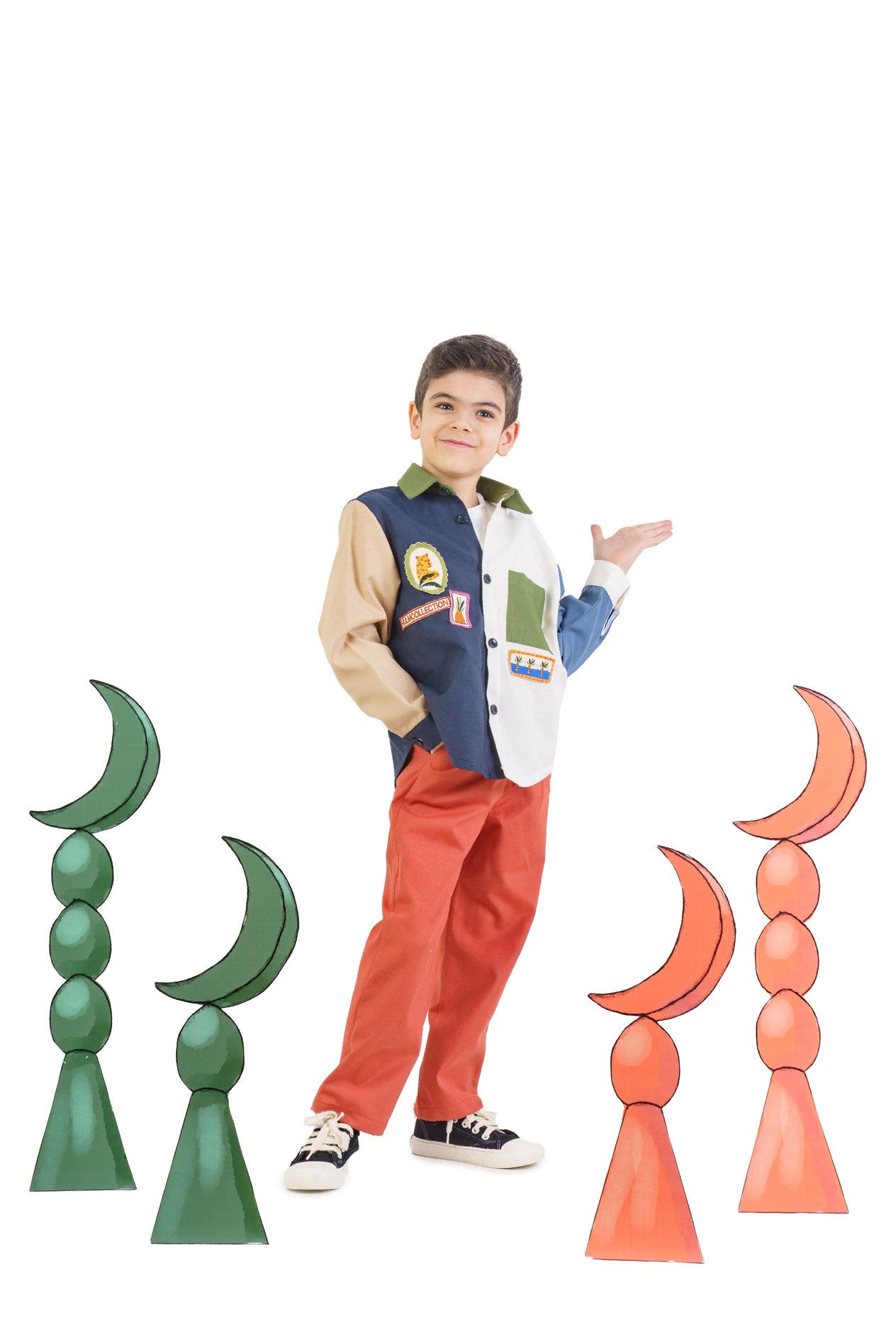 Bloklu Nakış Detaylı Gabardin Gömlek