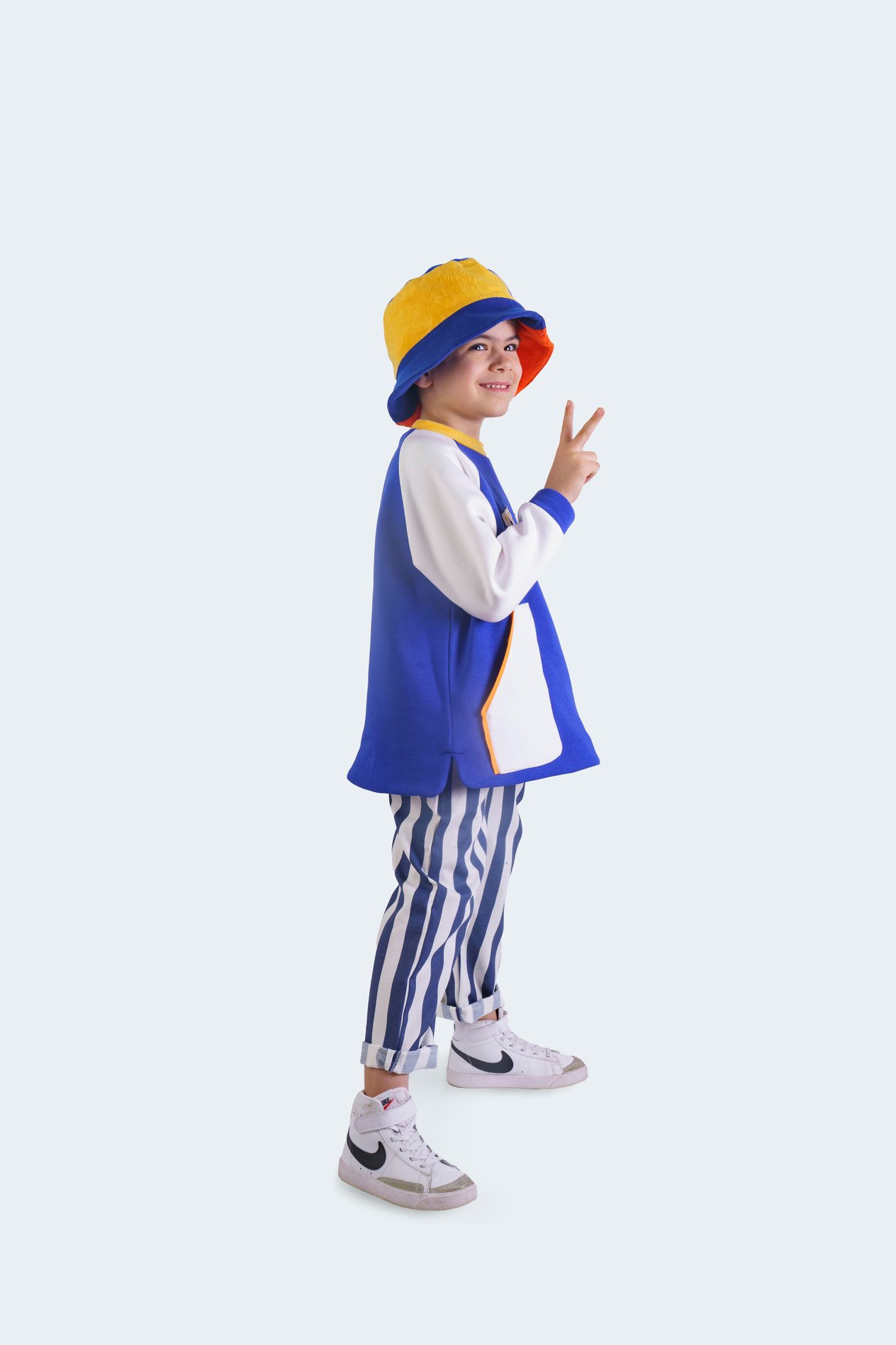 Çok Renkli Üç İplik Sweat