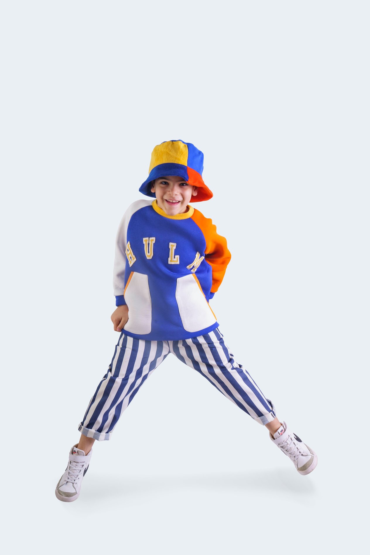 Çok Renkli Üç İplik Sweat