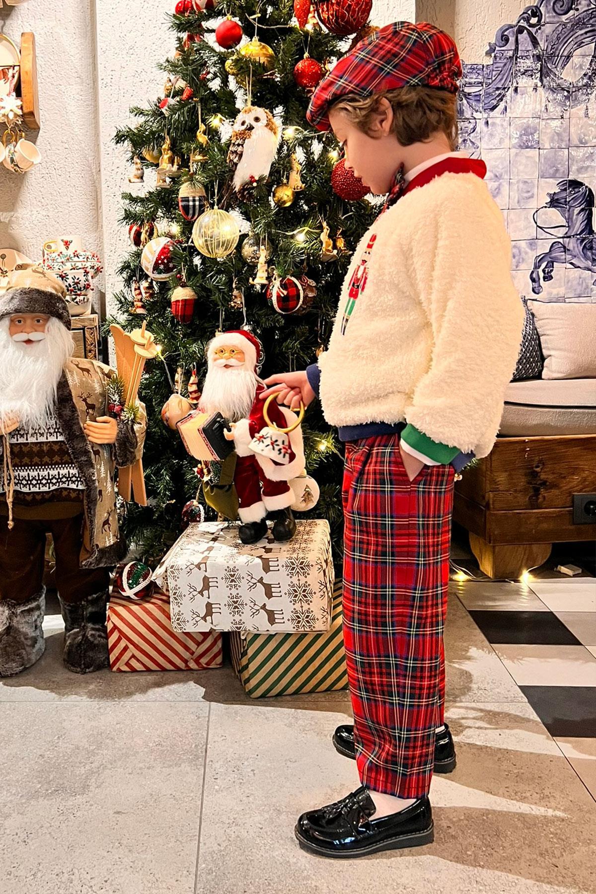 Kurşun Asker Nakışlı Teddy Sweat