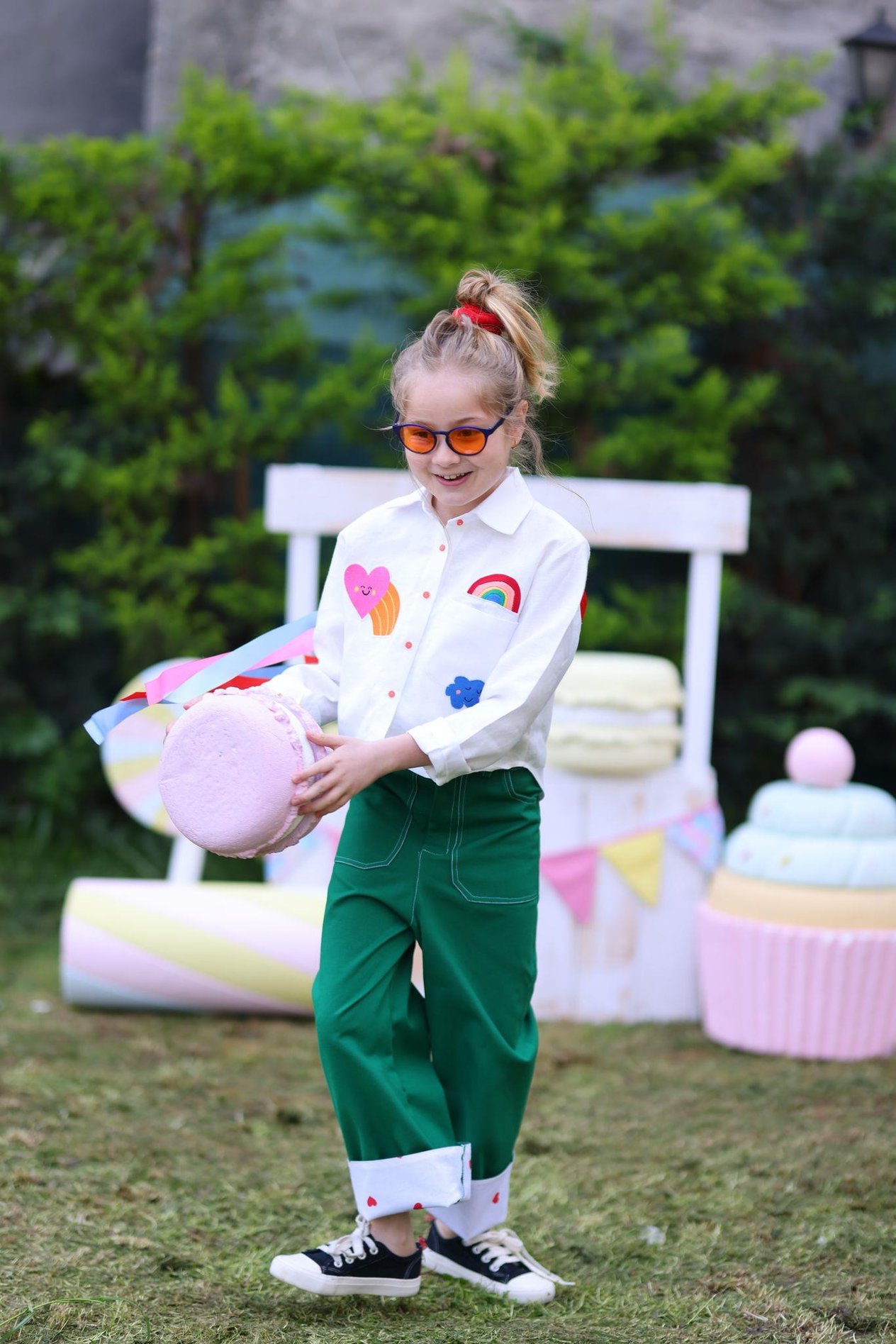 Vintage Yeşil Pantolon