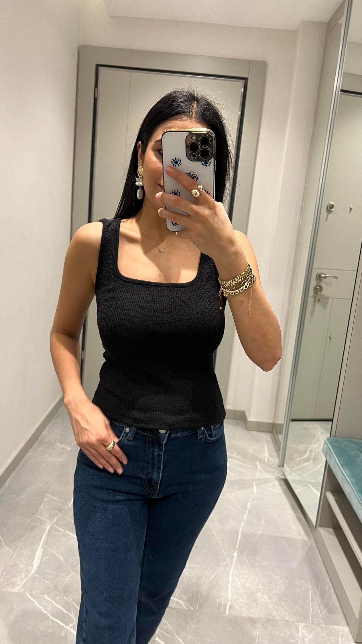 KAŞKORSE ATLET SİYAH
