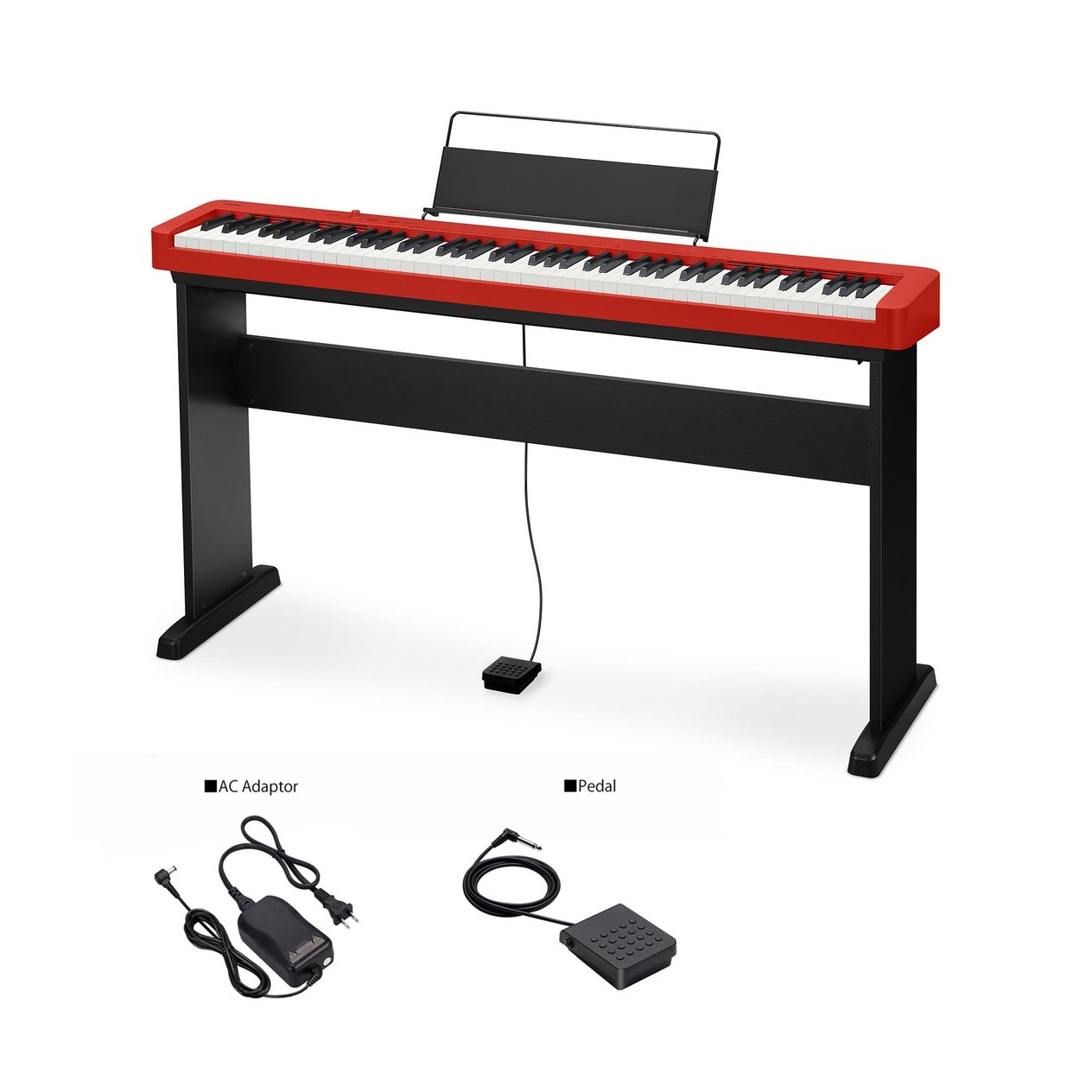 CASIO CDP-S160RD 88 Tuşlu Dijital Piyano + CS46 Sehpa