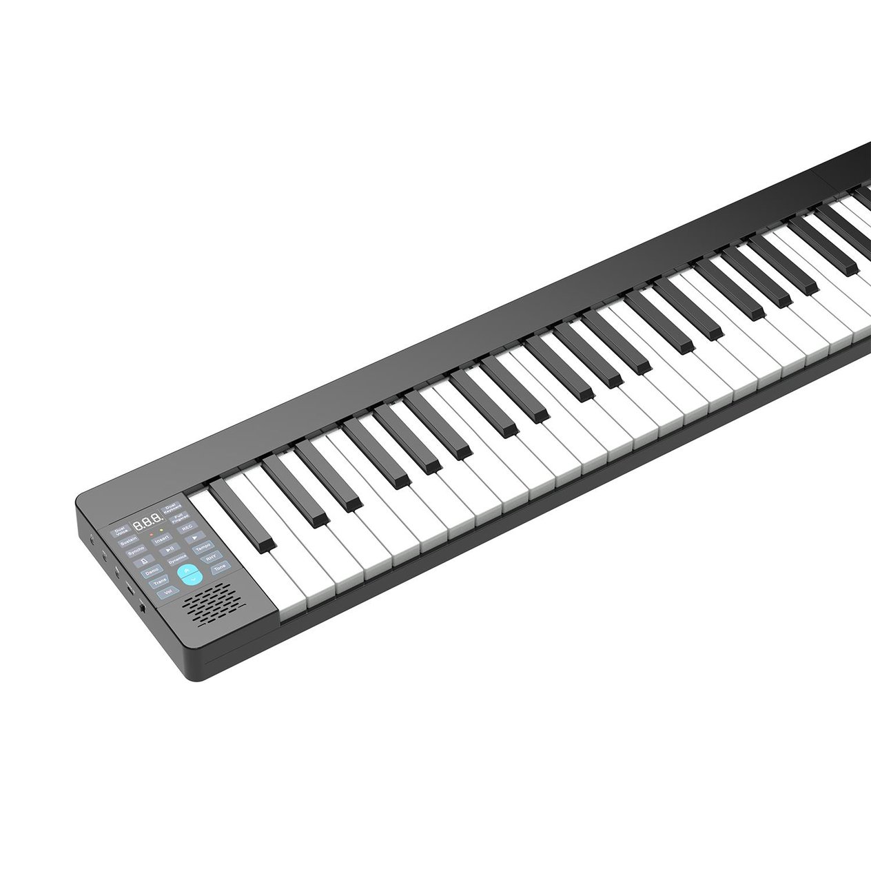jWIN JDP-8800 Katlanabilir Bluetooth + Şarjlı Piyano - Siyah