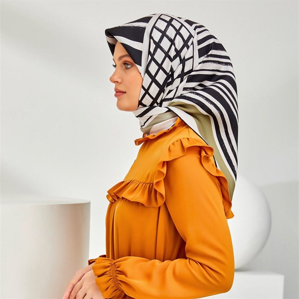 Armine İpek Eşarp 2020 İlkbahar-Yaz - 8306D 83 - Tivil