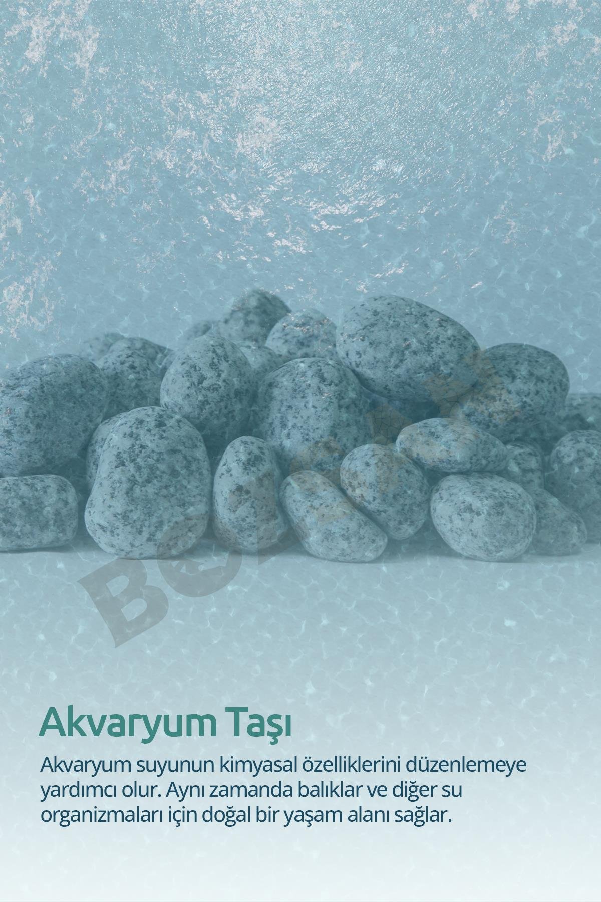 Granit Taş 2-4cm Dolomit Taşı Bahçe Süs Akvaryum Taşı Dere Çakıl Taşı 50 Kg