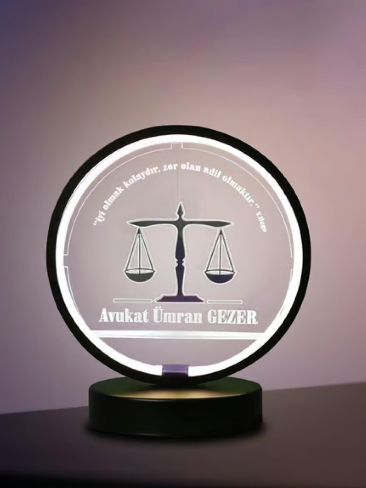 Kişiye Özel İsimli Gece Lambası