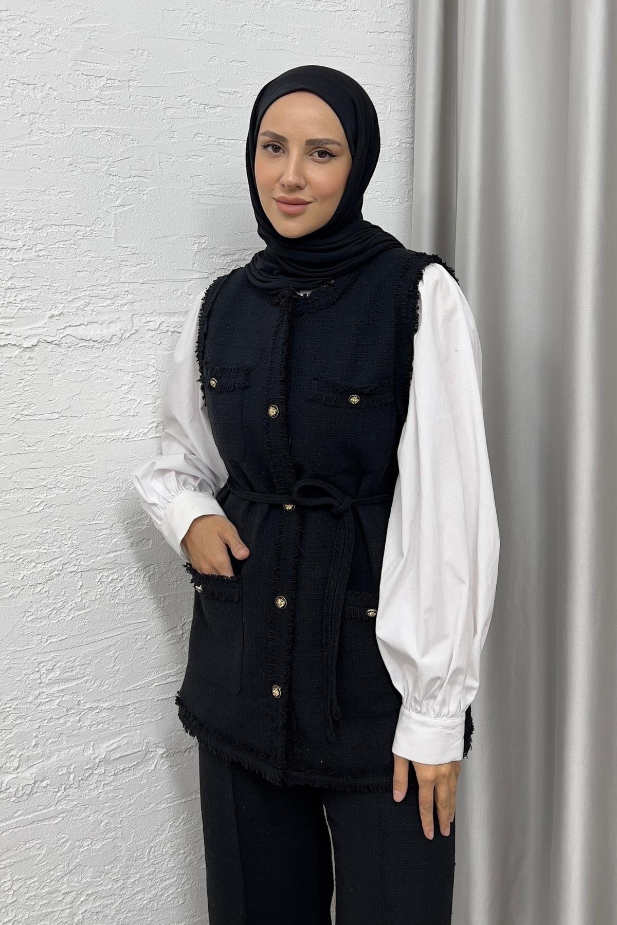 TAKIMYelekli Tüvit Takım 25038 Siyah 