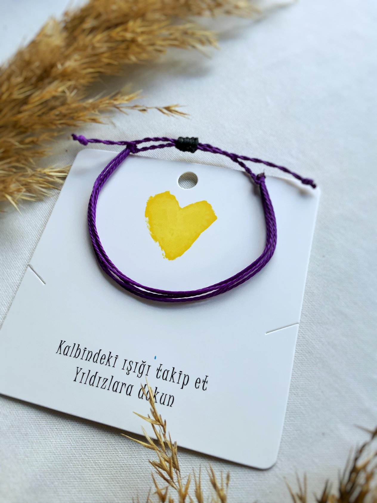 Boho Mutlu bileklik unisex çoklu ip bileklik