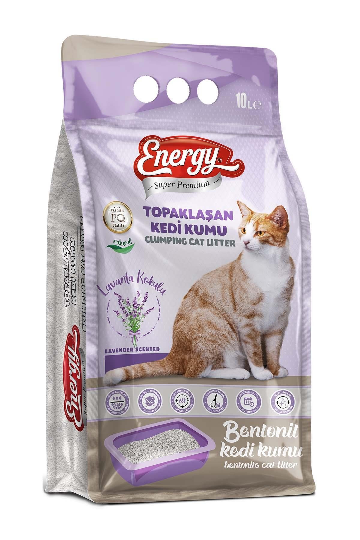 Energy Bentonit Kedi Kumu Lavanta Kokulu 10 lt. 