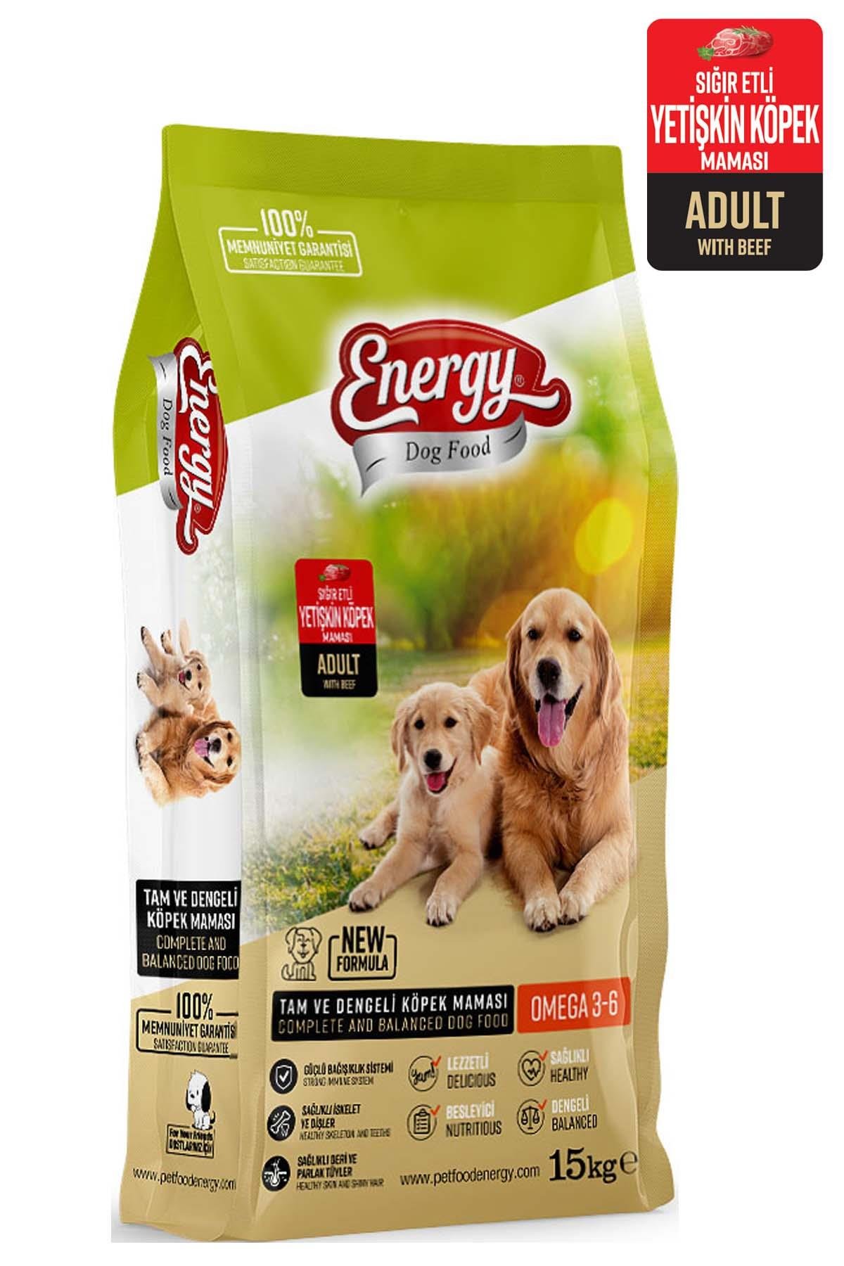ENERGY SIĞIR ETLİ YETİŞKİN KÖPEK MAMASI 15 KG 2 ADET