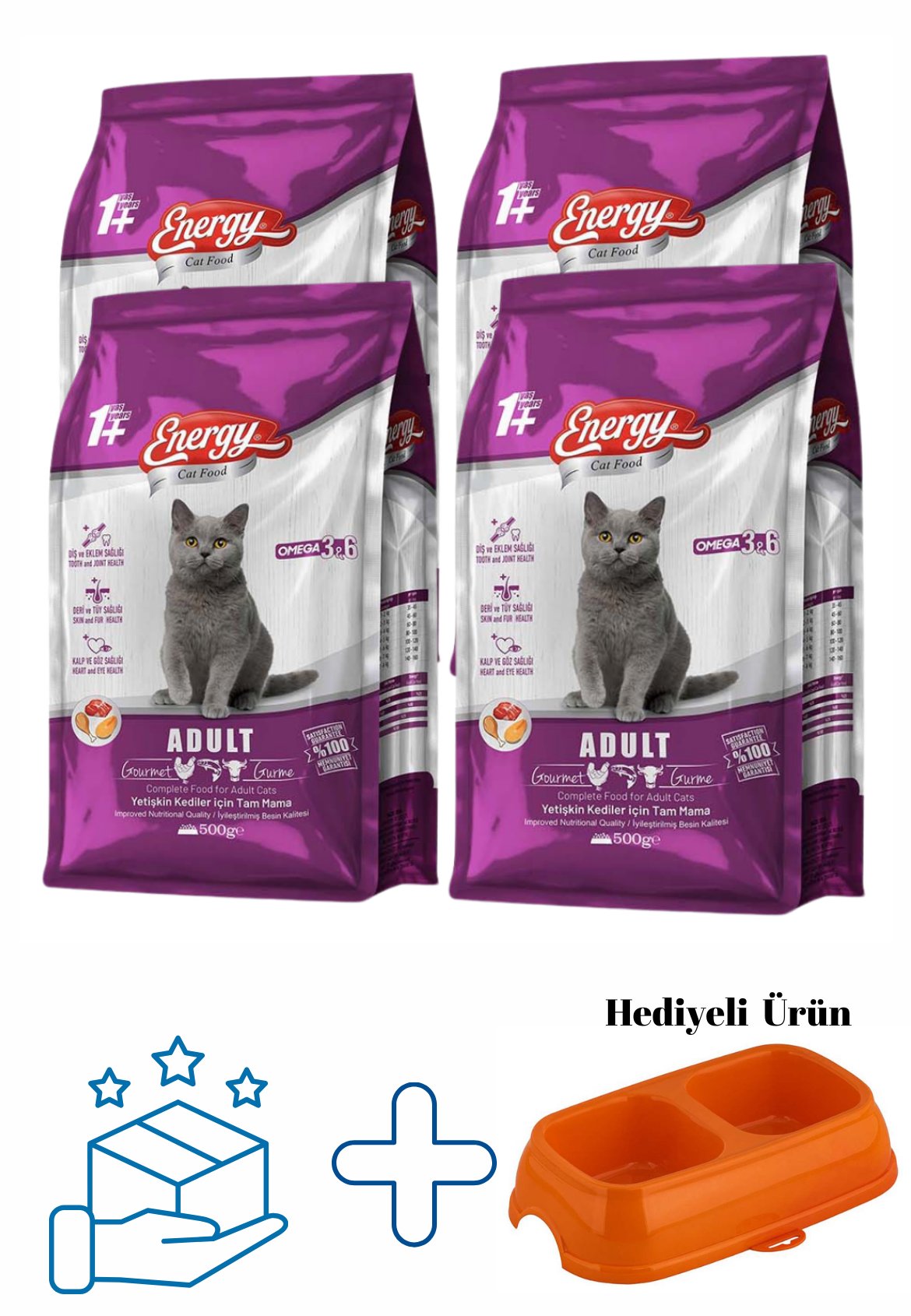 Gurme Yetişkin Kedi Maması 500 G - 4 Adet