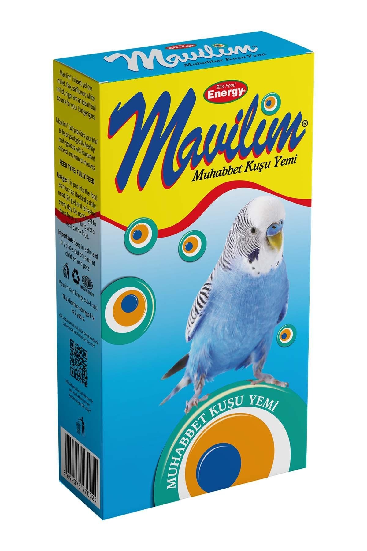 ENERGY MAVİLİM MUHABBET KUŞU YEMİ 300 G 20 ADET