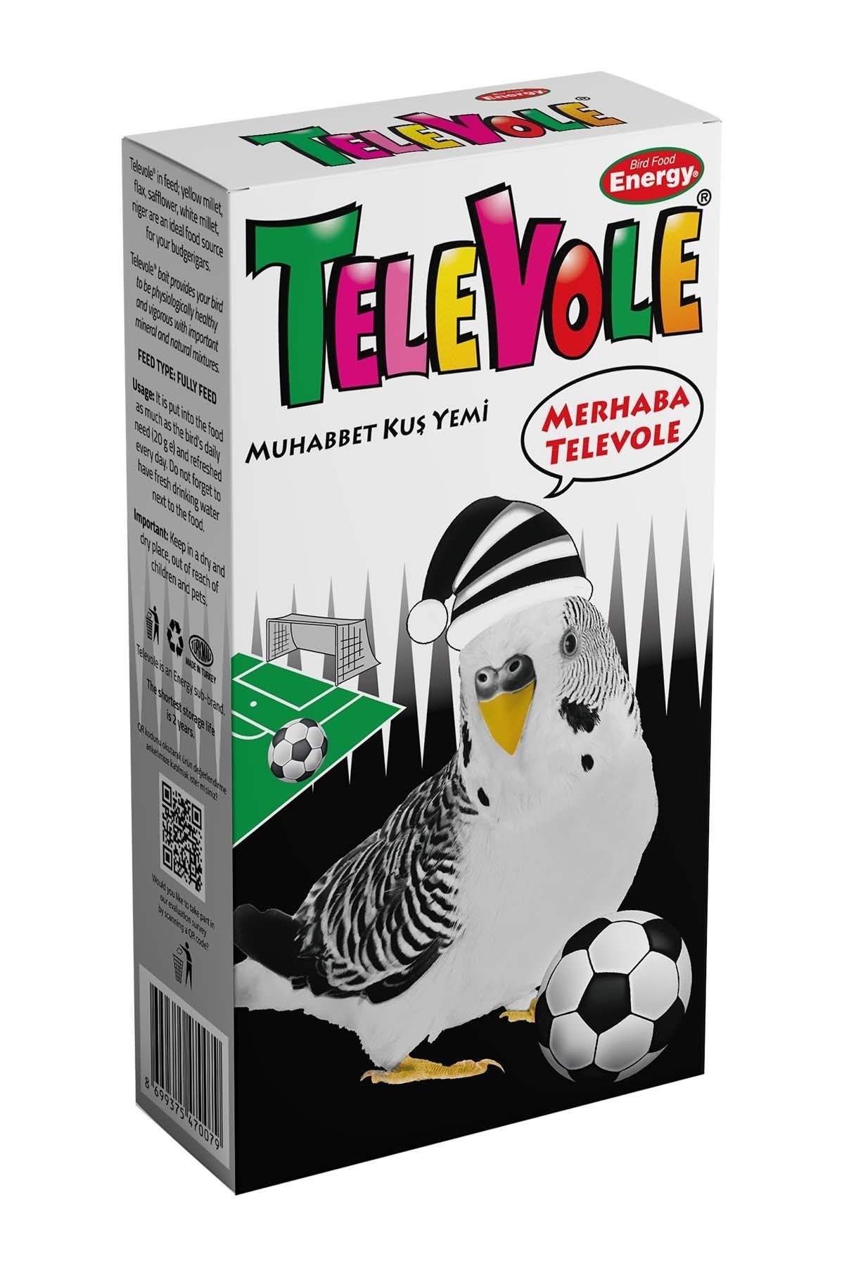 ENERGY TELEVOLE MUHABBET KUŞU YEMİ 300 G- BJK- 20 ADET