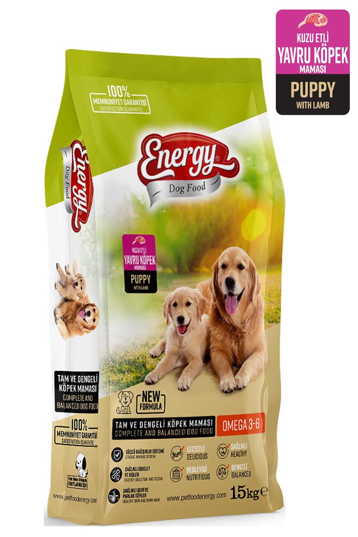 ENERGY KUZU ETLİ YAVRU KÖPEK MAMASI 15 KG 2 ADET 