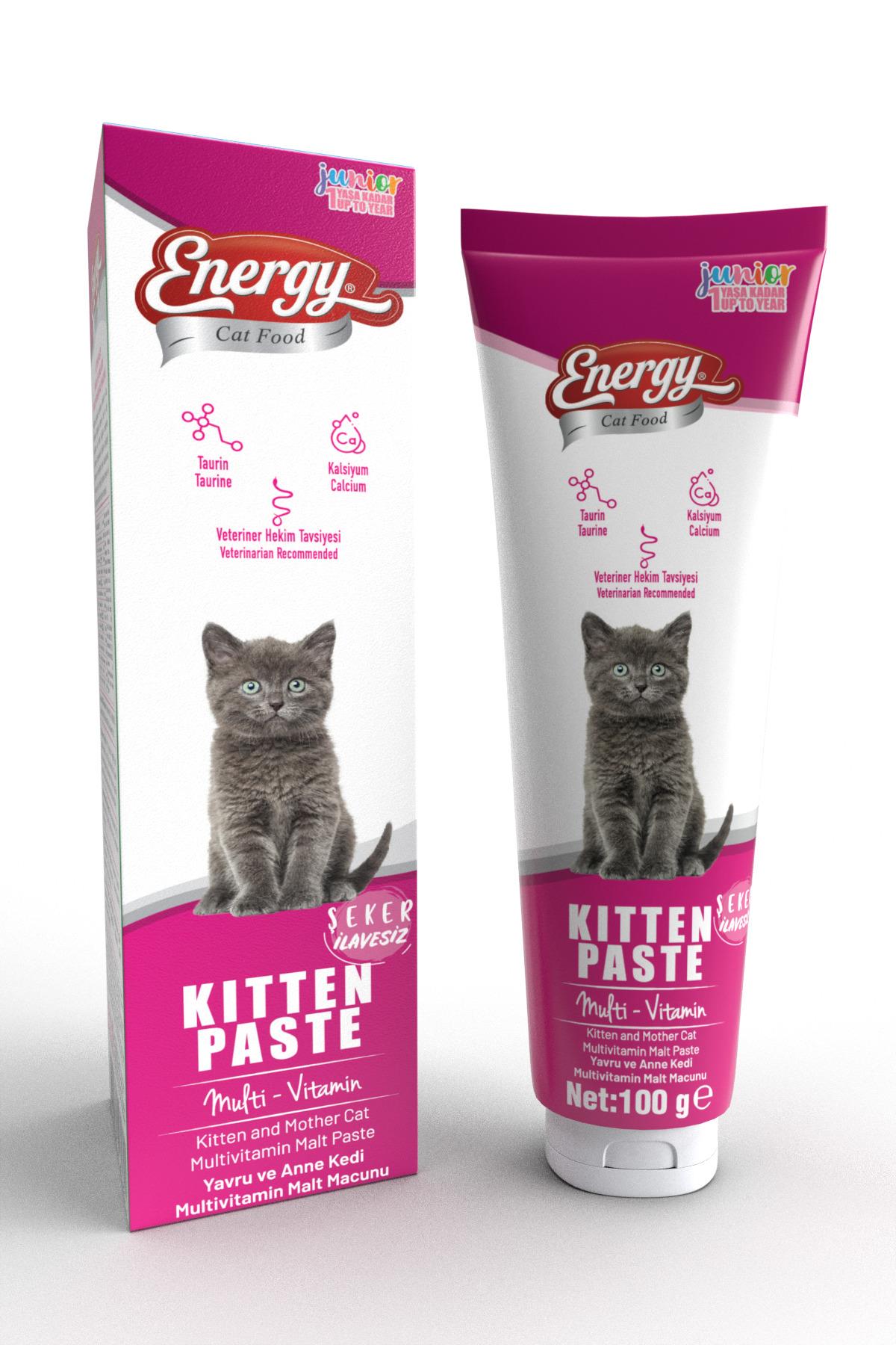 Kitten Paste 100gr Yavru ve Anne Kediler için Bağışıklık Sistemi Destekleyici Multivitamin Macunu