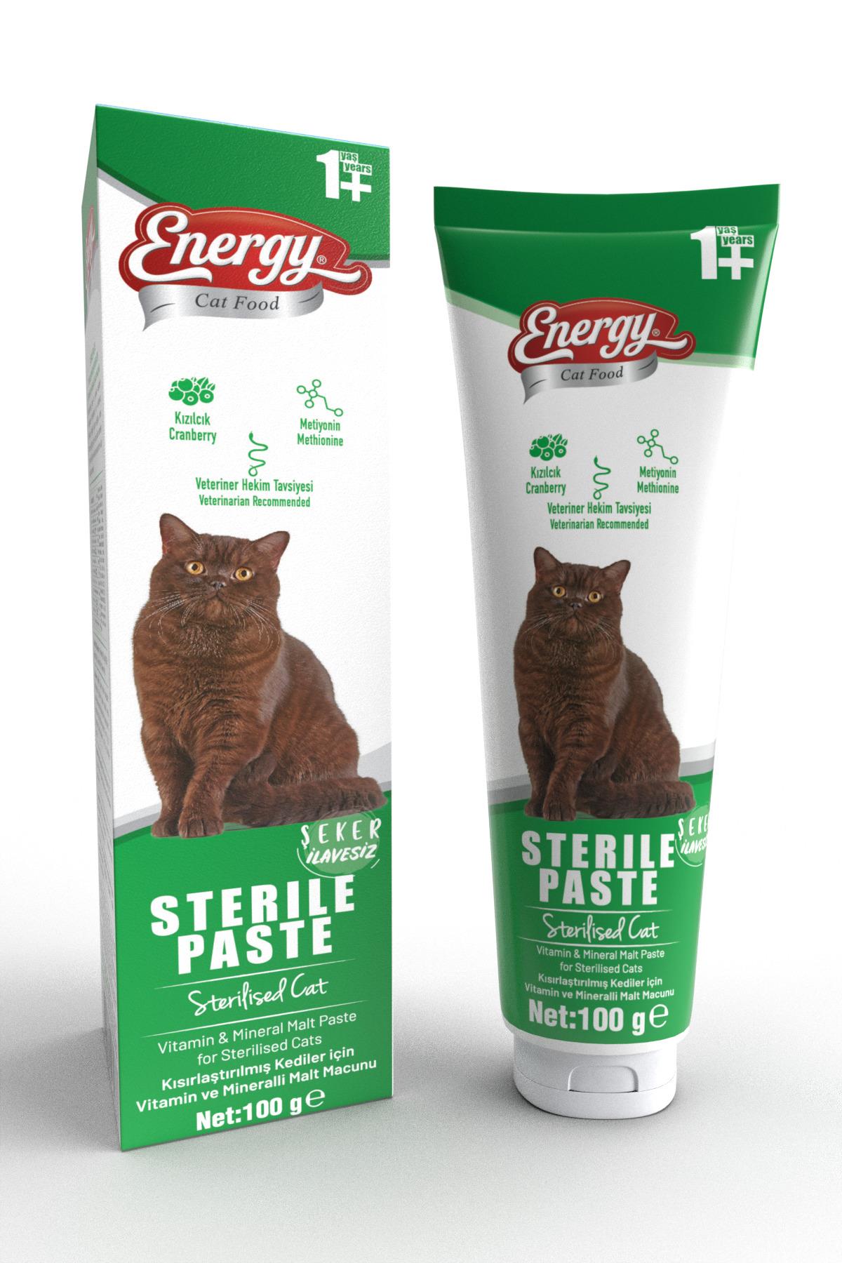 Sterile Paste 100gr Kısırlaştırılmış Kediler İçin Yüksek İçerikli Multivitaminli Malt Macun
