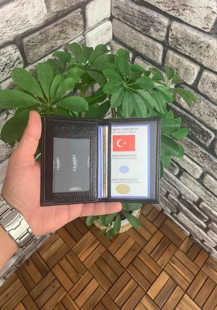 Guard Kahverengi Deri Ruhsatlık