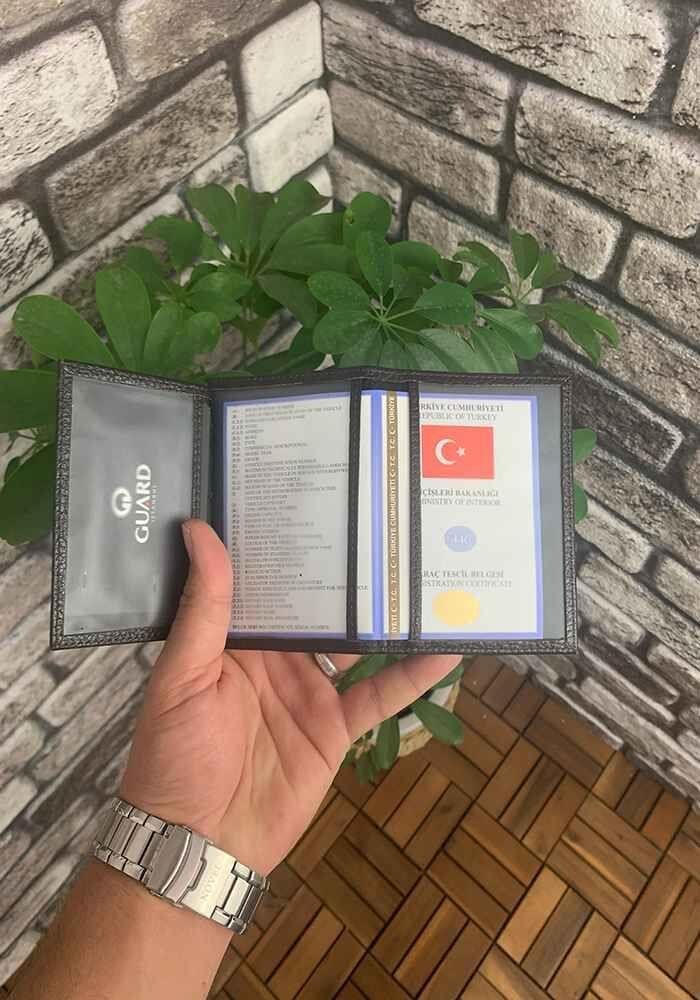 Guard Kahverengi Deri Ruhsatlık
