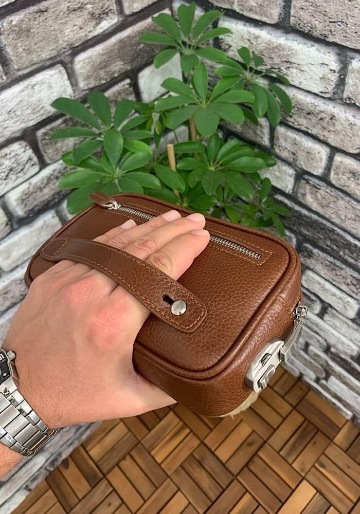 Guard Taba Hakiki Deri Şifreli El Çantası