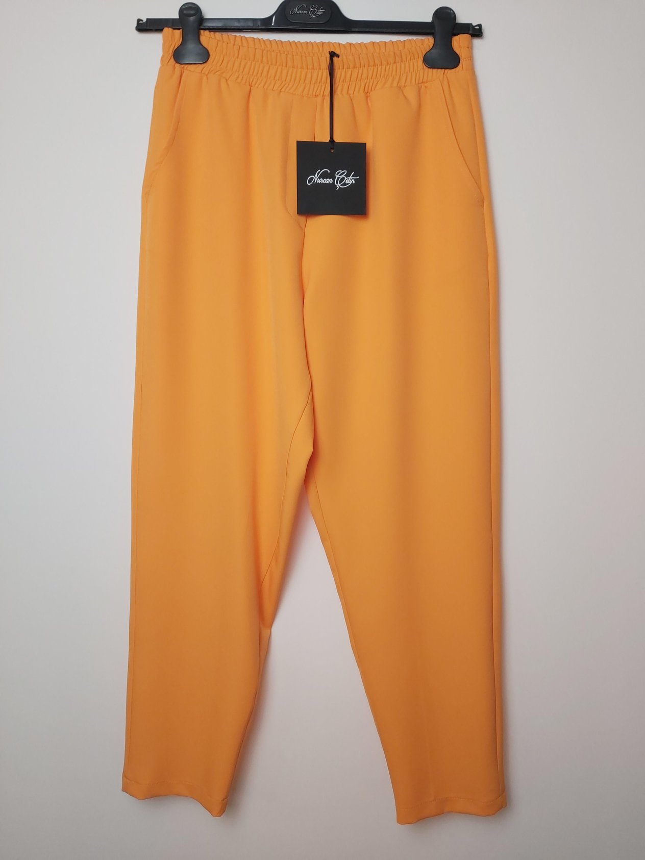 NURCAN ÇETİN DAR PAÇA PANTOLON ORANJ 23015