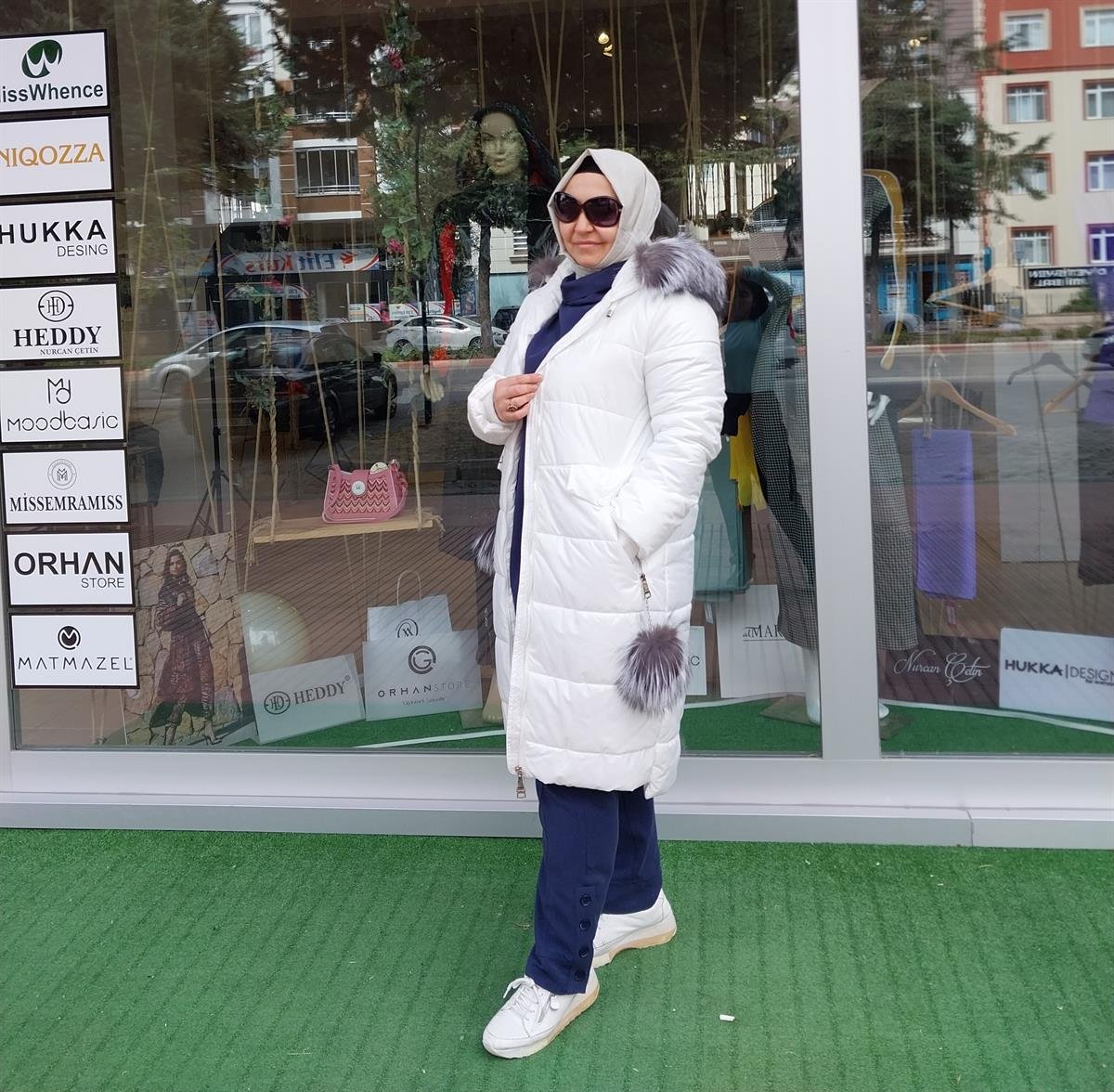 HUKKA KÜRK DETAYLI FERMUARLI KAPŞON EKRU MONT 22K110007