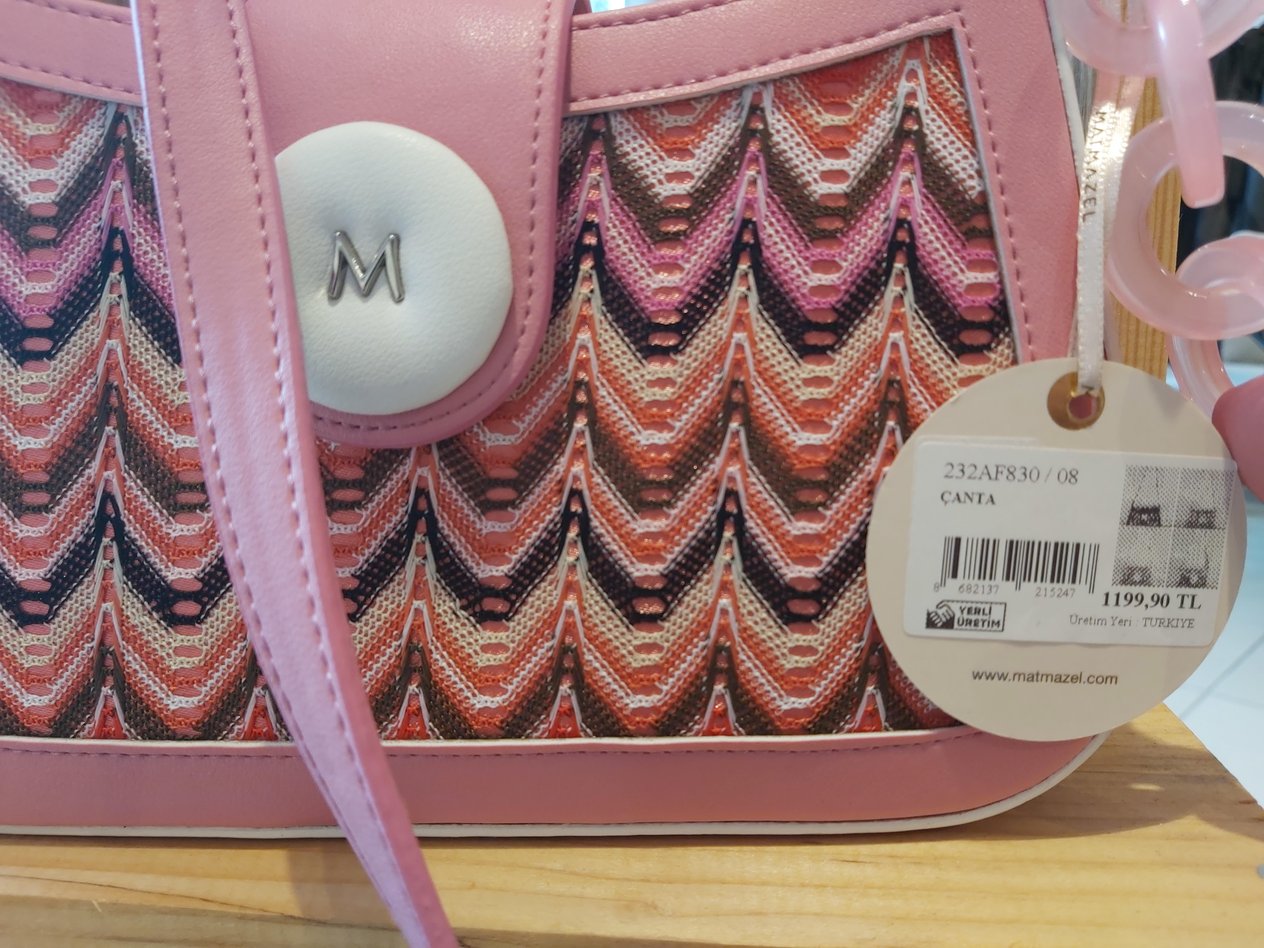 MATMAZEL EL VE OMUZ ASKILI ÇANTA PEMBE 232AF830
