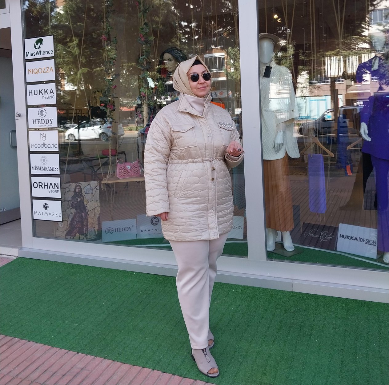 MİSSEMRAMİSS İŞLEMELİ CASUAL KAPİTONE MONT BEJ 4142