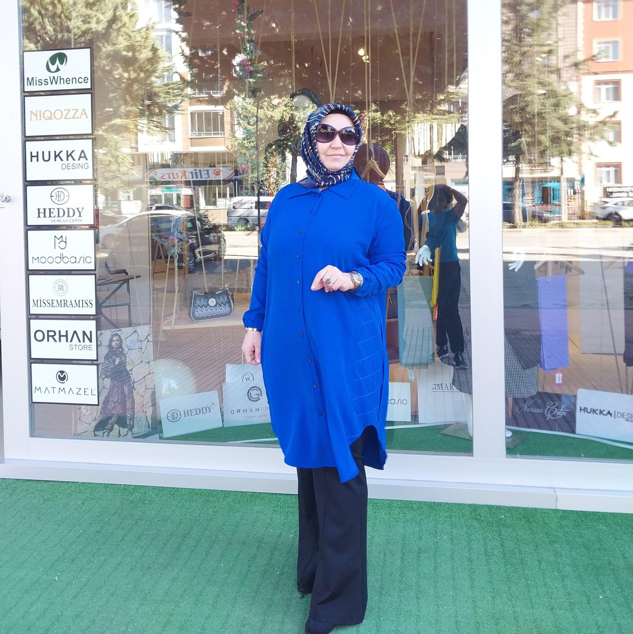 MİSSWHENCE YANI DİKİŞ DETAYLI GÖMLEK SAKS 34303