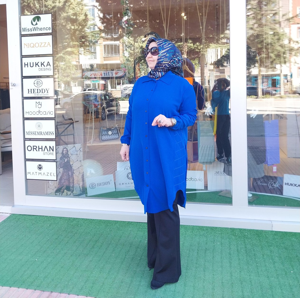 MİSSWHENCE YANI DİKİŞ DETAYLI GÖMLEK SAKS 34303