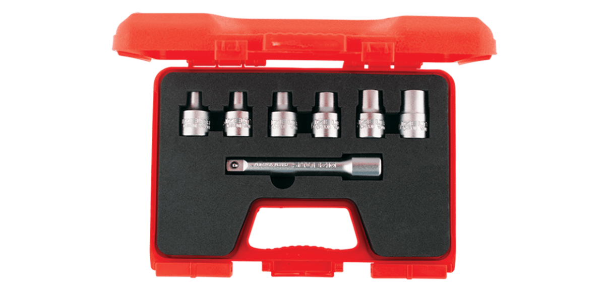 İzeltaş 1/2'' Star (Torx) Lokma Anahtar Takımı 7 Parça 1113006007