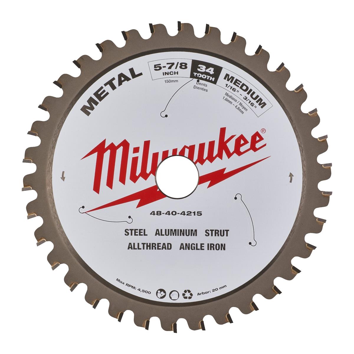 Milwaukee Metal Kesme Testere  203X15,87Mm 70 Diş 4932478815
