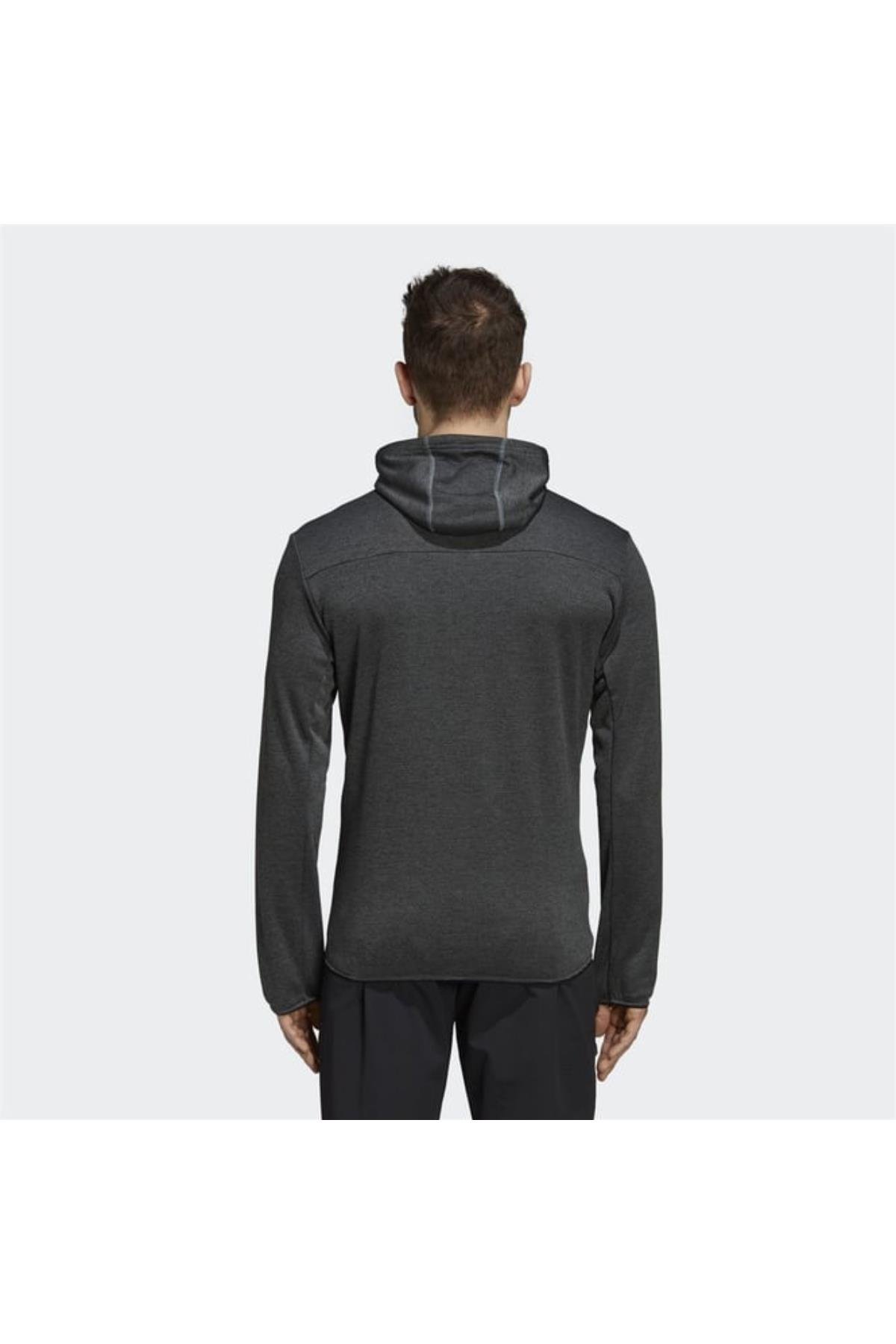 Adidas D73191 Terrex CTC Ho FI Jkt Erkek Eşofman Üstü Gri