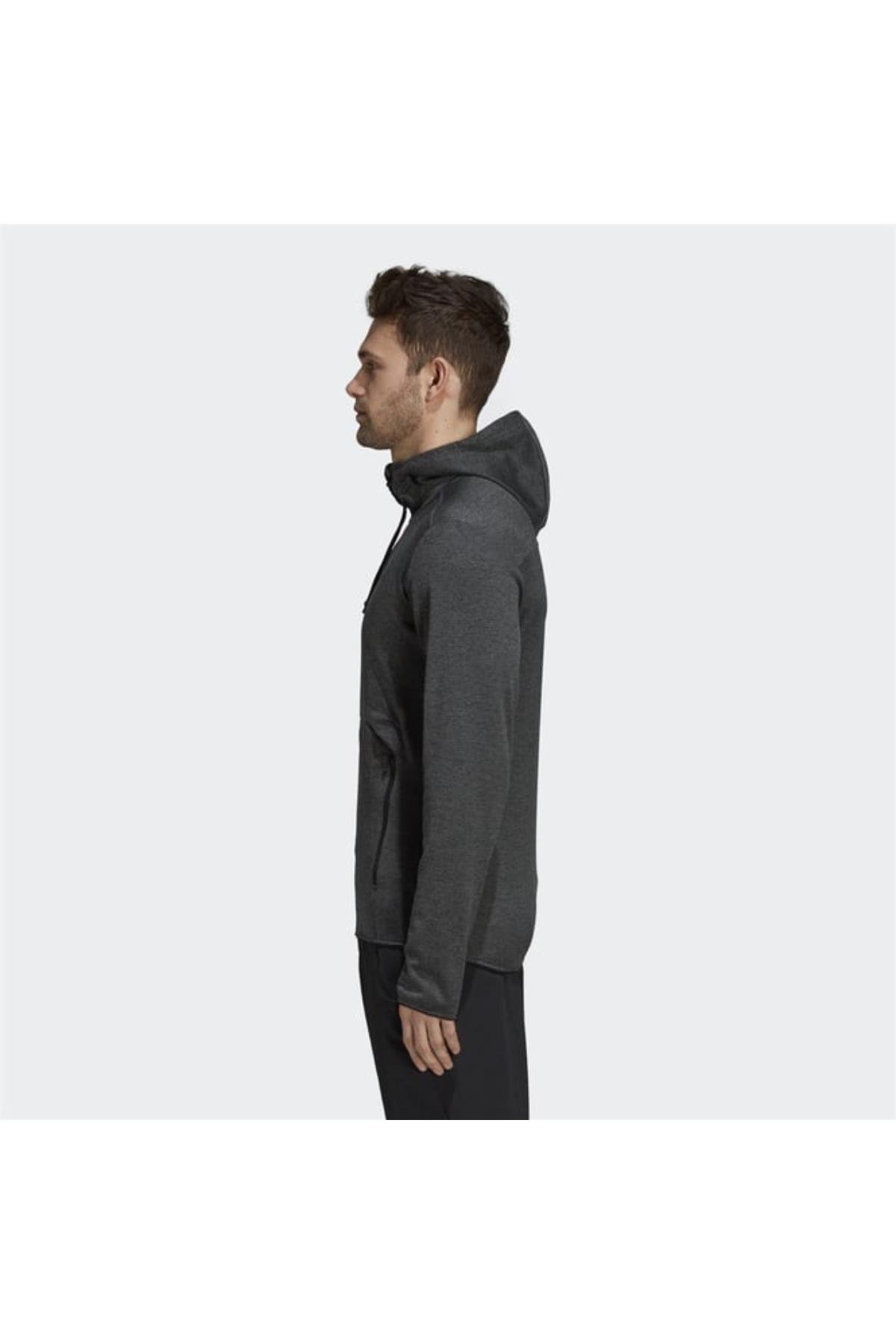 Adidas D73191 Terrex CTC Ho FI Jkt Erkek Eşofman Üstü Gri