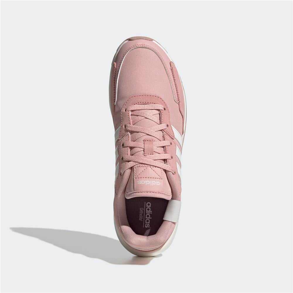 Adidas EG4214 RetroRun Kadın Yürüyüş Ayakkabısı Pembe Beyaz