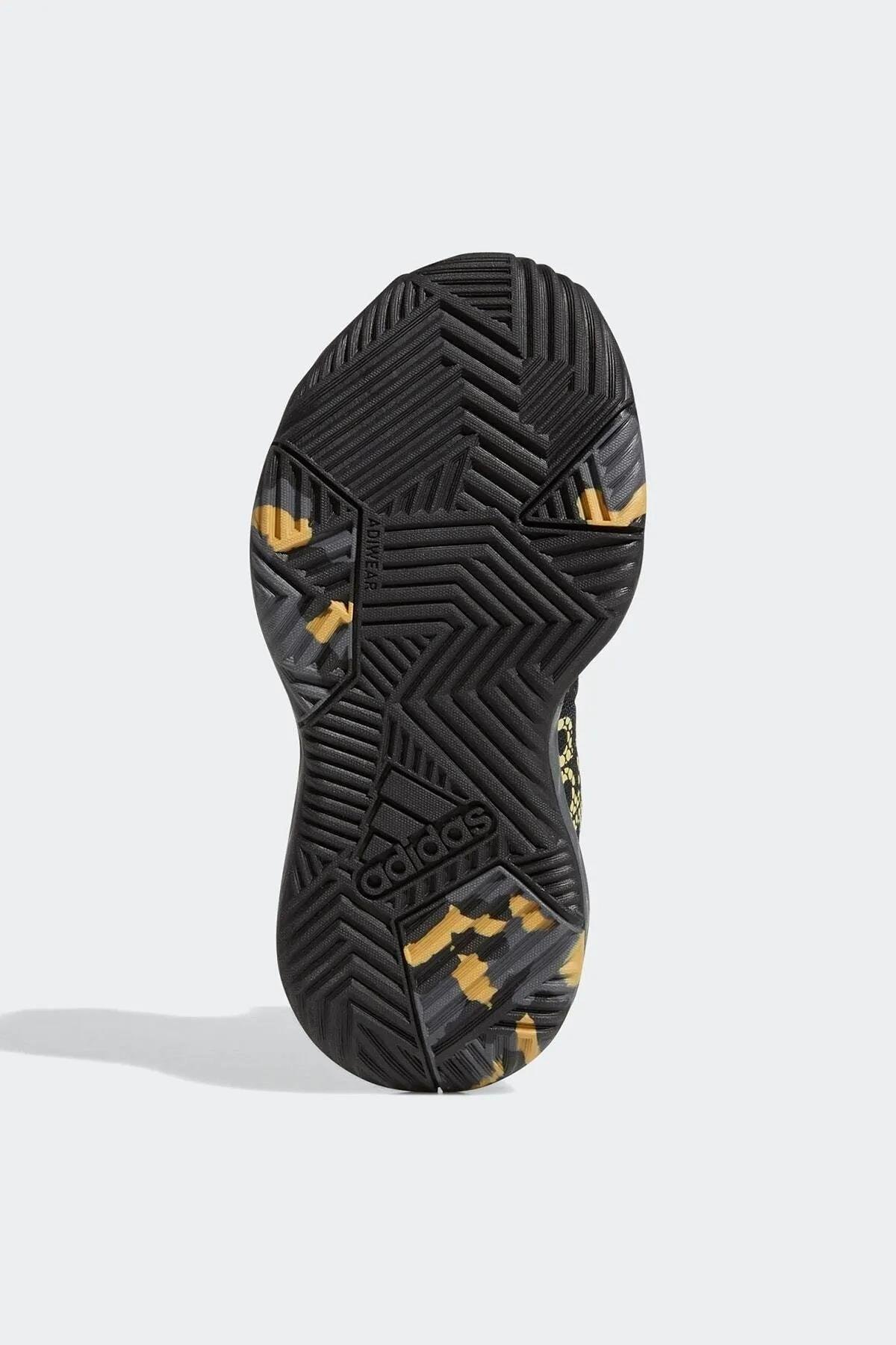 Adidas GZ3381 OWNTHEGAME 2.0 K Unısex Basket Ayakkabısı Siyah Sarı