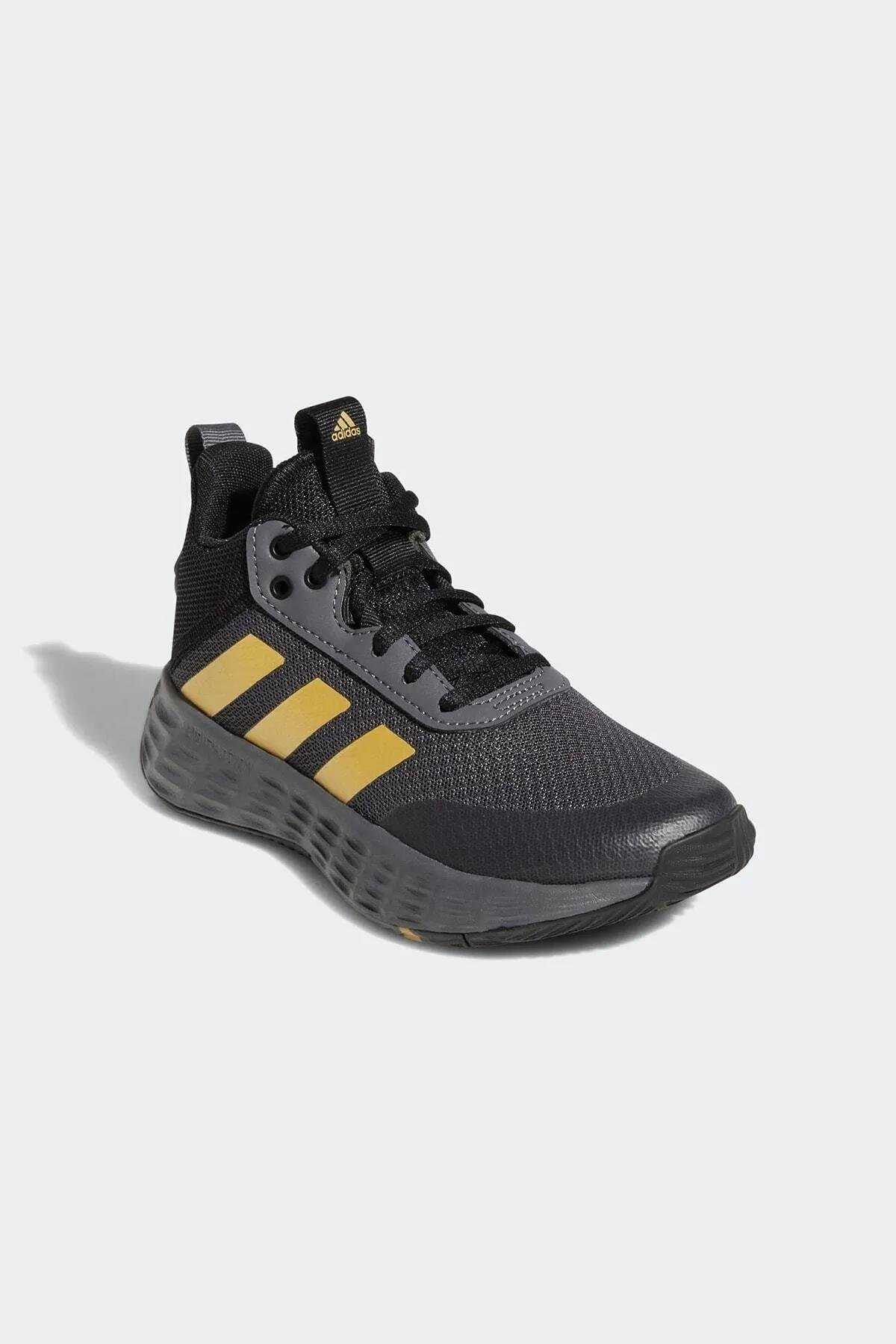 Adidas GZ3381 OWNTHEGAME 2.0 K Unısex Basket Ayakkabısı Siyah Sarı