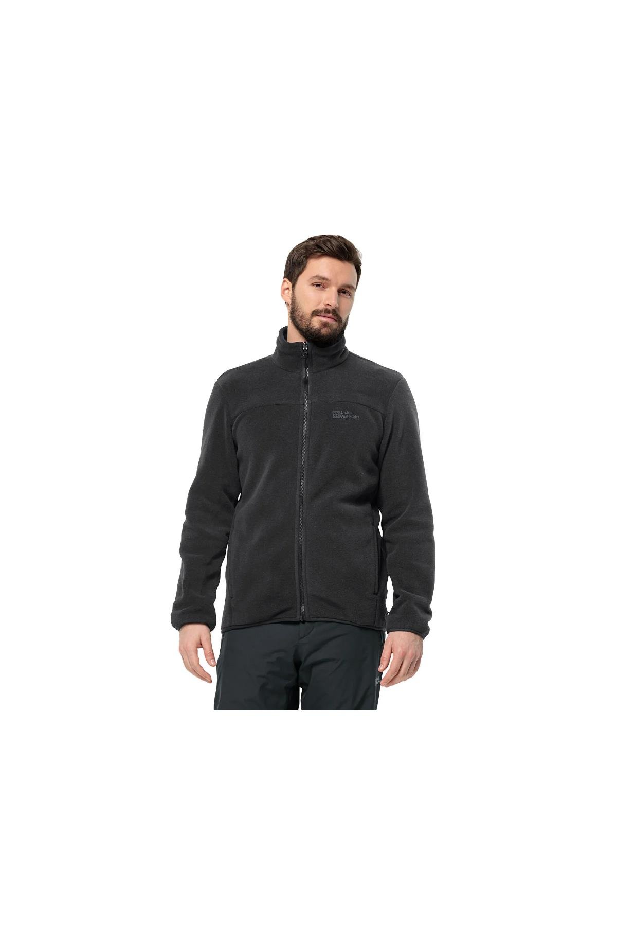Jack Wolfskin 1115311_6001_002 TAUBENBERG 3INI JKT M Erkek Outdoor Ceketi Siyah
