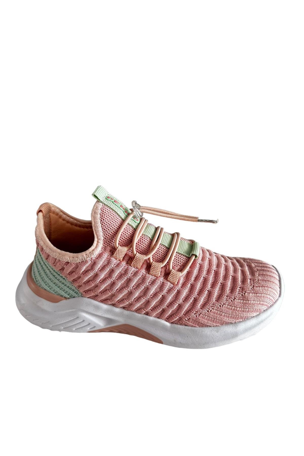 Pepino FY23-1419  Pembe Su Yeşili Kız Çocuk Spor Ayakkabı Pembe