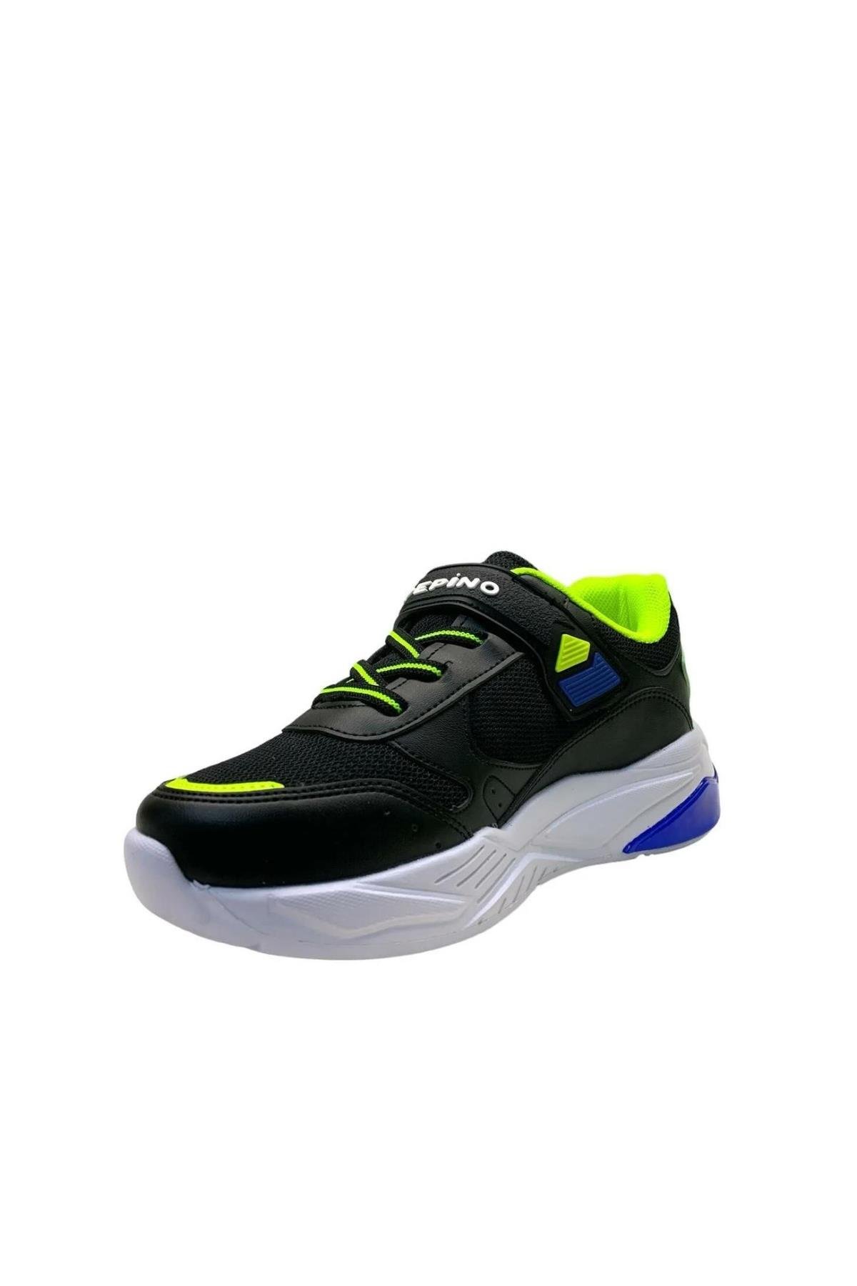 Pepino PY24-1648 Erkek Çocuk Spor Ayakkabısı Siyah Mavi