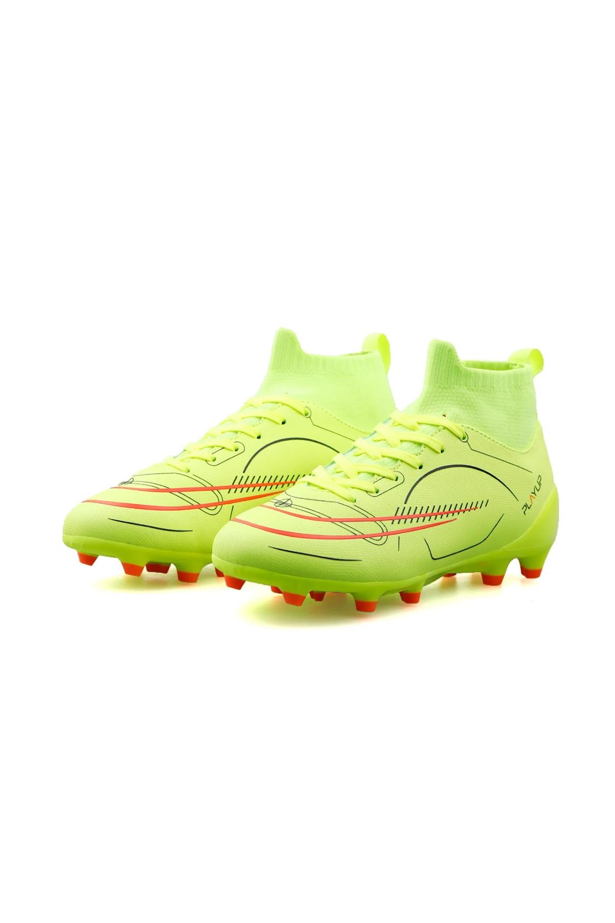 Playup GK-241-132 Garson krampon Ayakkabısı Sarı