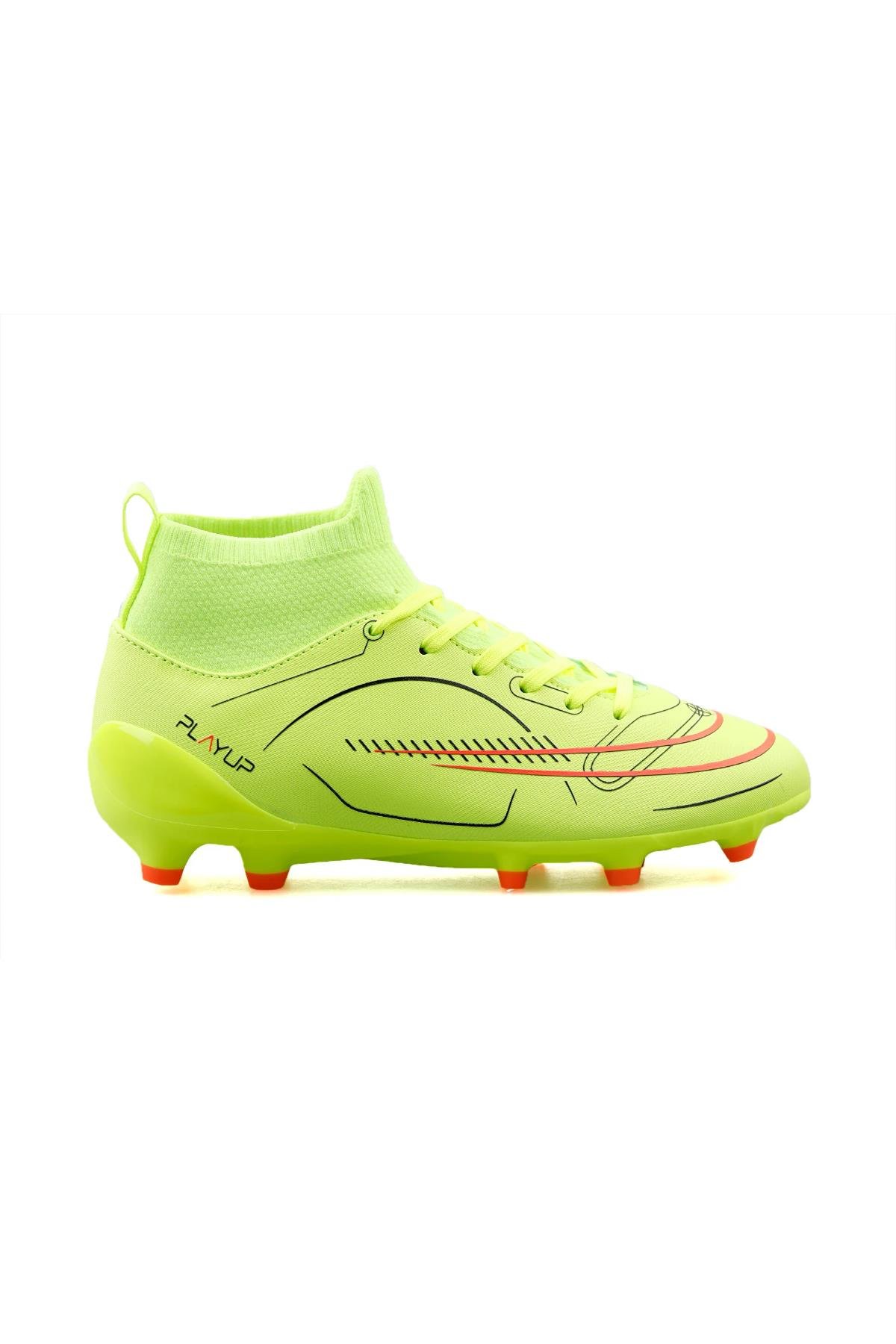 Playup GK-241-132 Garson krampon Ayakkabısı Sarı