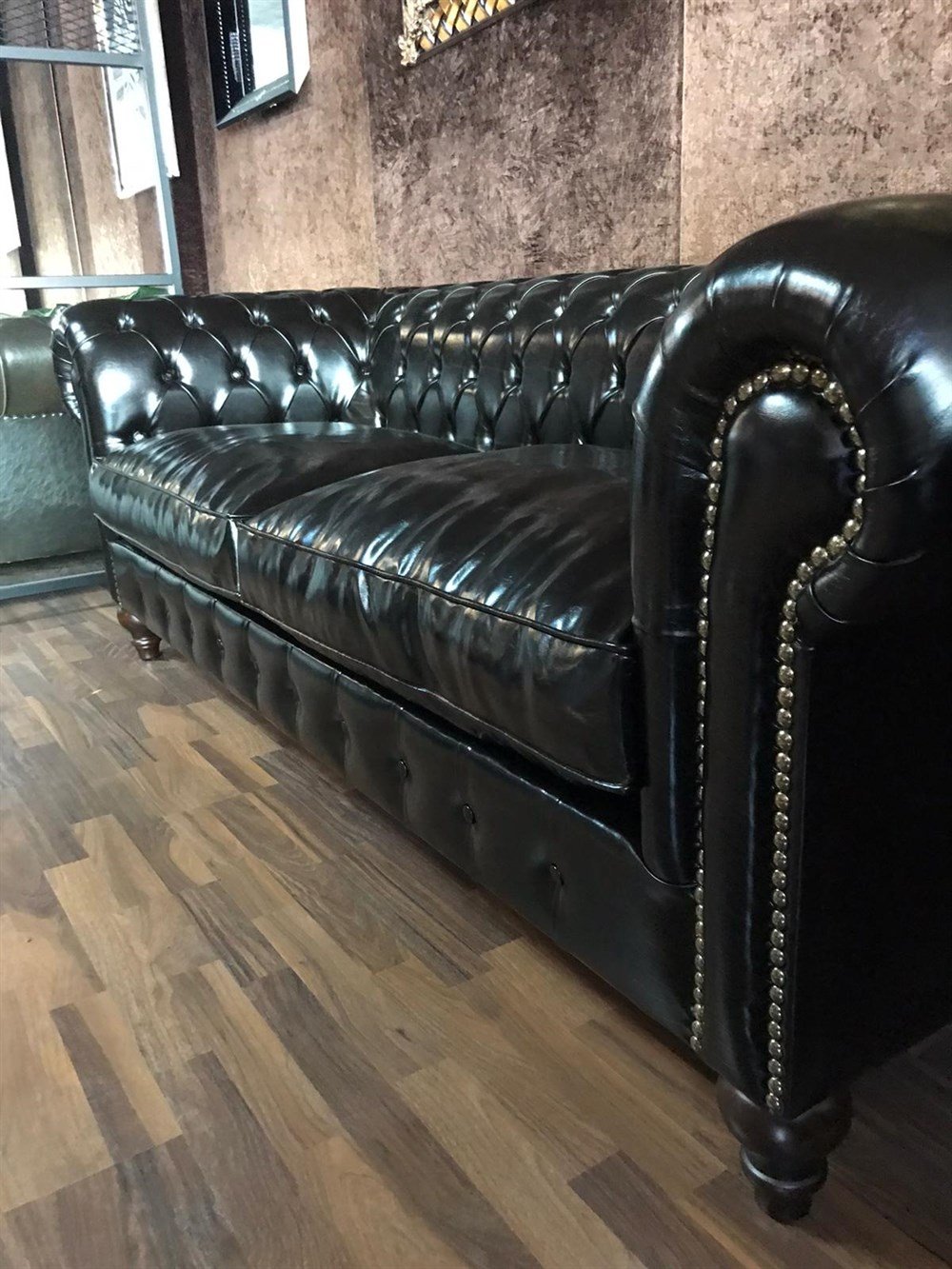 3A BİTTER BROWN PULLAP CHESTERFİELD