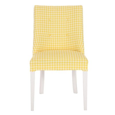 3A Mobilya Yellow World Sandalye - Sarı Beyaz